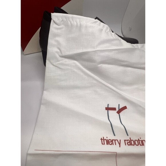 Thierry Rabiton Leasuure Women’s Mid Wedge Slip On Brown Leather 37 Comfort - Picture 15 of 16